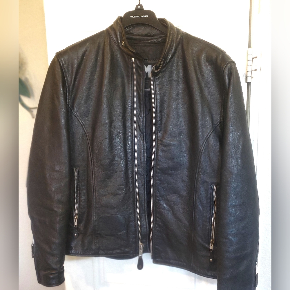 First Manufactoring Company Black Leather Jacket